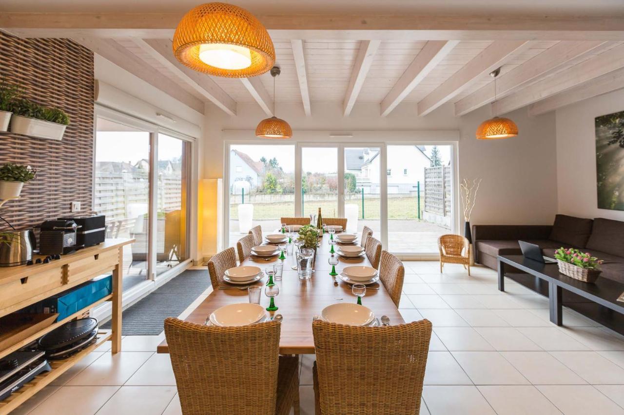 LES MAISONS SOLAIRES 4 Gîtes pour 8 à 16 pers Contact O6614O9II9 Griesheim-près-Molsheim Esterno foto