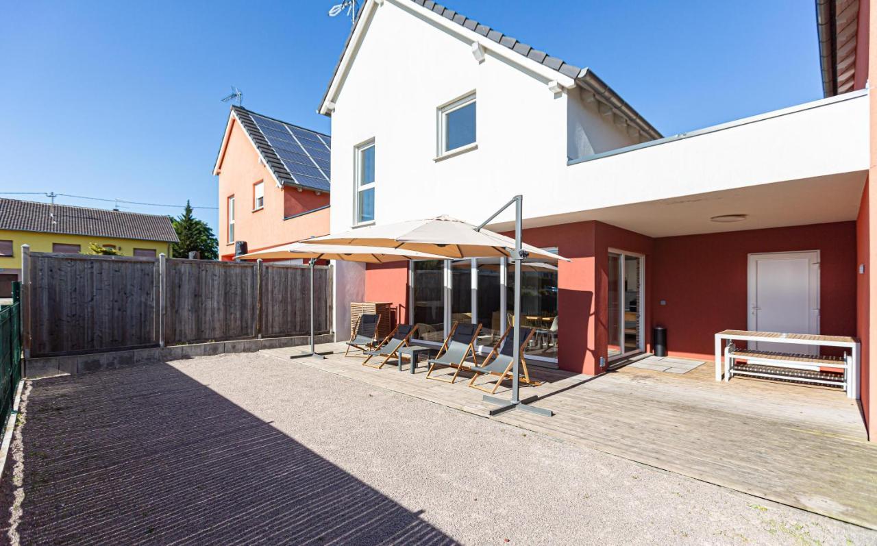 LES MAISONS SOLAIRES 4 Gîtes pour 8 à 16 pers Contact O6614O9II9 Griesheim-près-Molsheim Esterno foto
